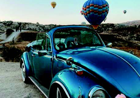 Shooting with Old School Cars at Cappadocia